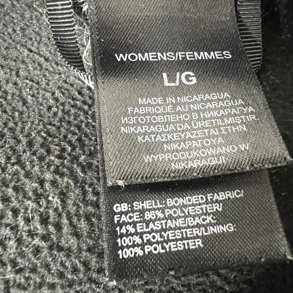 The North Face Women's Large Apex Bionic Softshell Jacket Black Gray Ski Snow - Picture 11 of 12